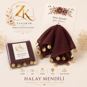 Kişiye Özel Halay Mendili | Kına, Düğün ve Gelin Hatırası